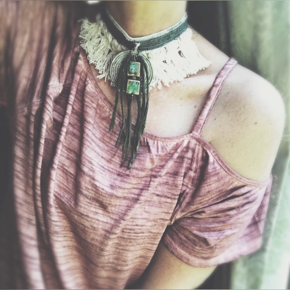 Boutique High Low Off One Shoulder Tee - Picture 4 of 11